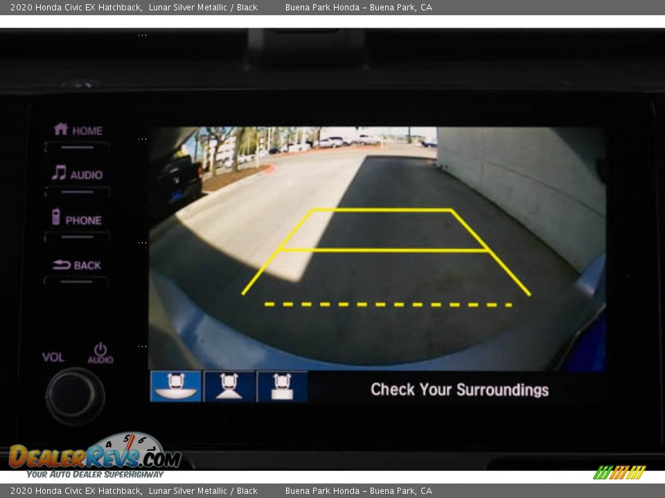 2020 Honda Civic EX Hatchback Lunar Silver Metallic / Black Photo #27