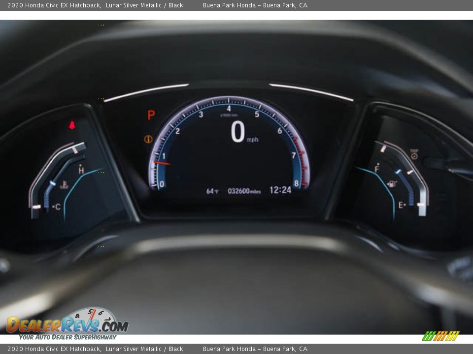 2020 Honda Civic EX Hatchback Lunar Silver Metallic / Black Photo #29