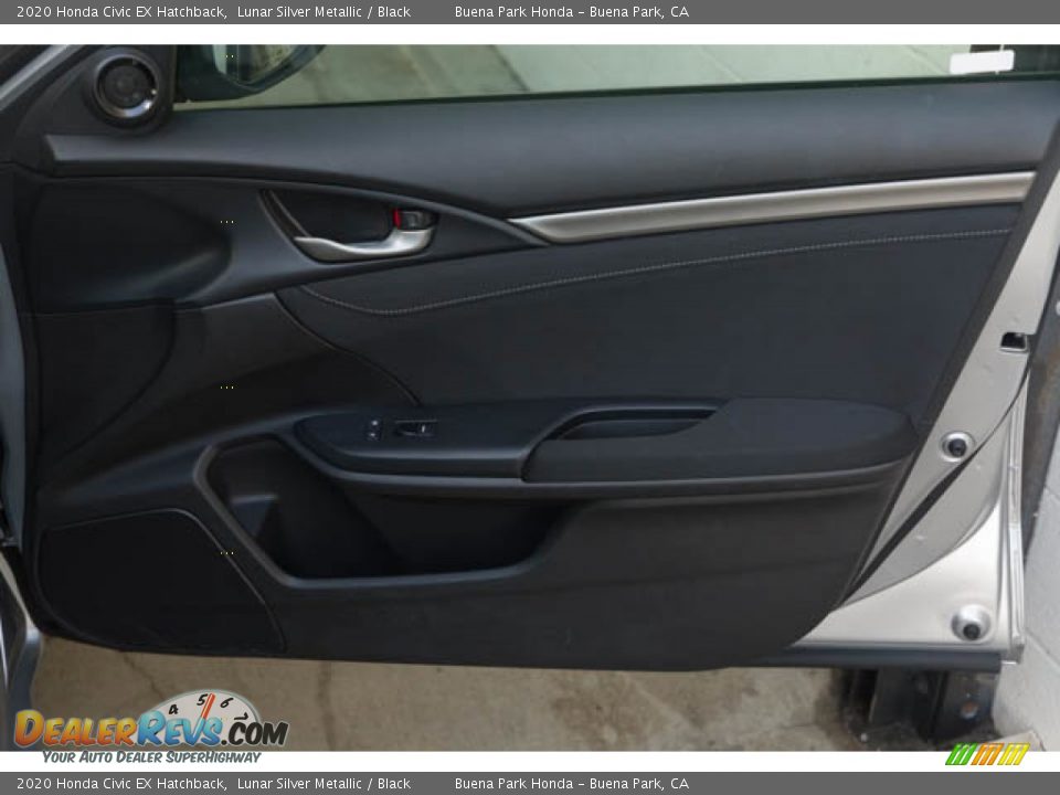 2020 Honda Civic EX Hatchback Lunar Silver Metallic / Black Photo #35