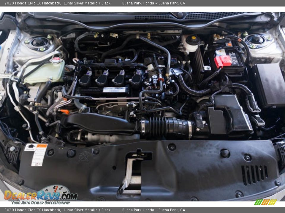 2020 Honda Civic EX Hatchback Lunar Silver Metallic / Black Photo #36