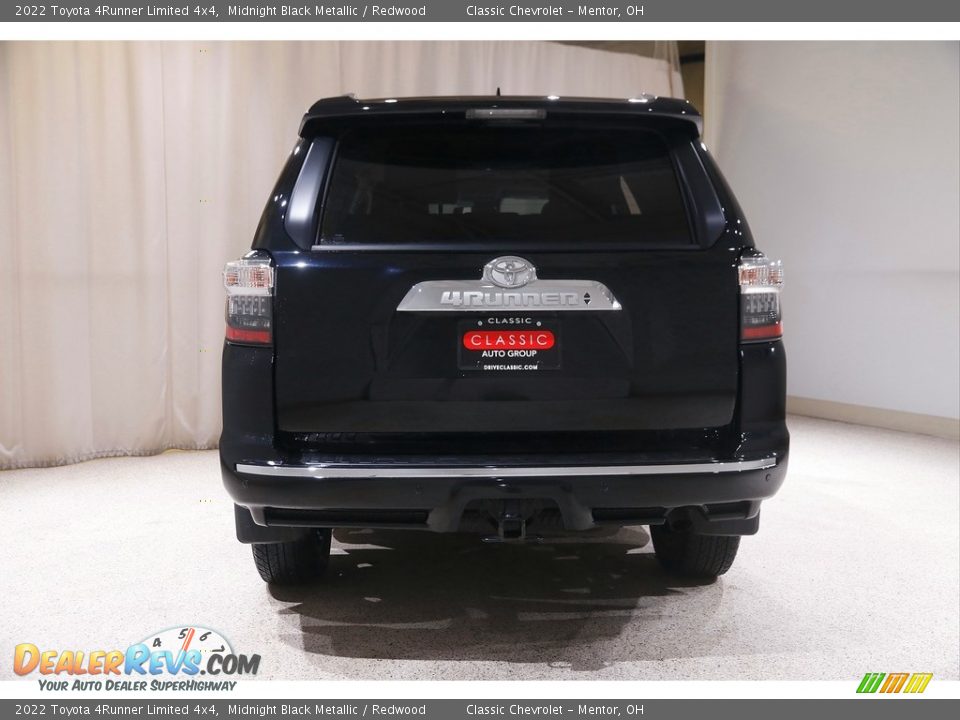 2022 Toyota 4Runner Limited 4x4 Midnight Black Metallic / Redwood Photo #20