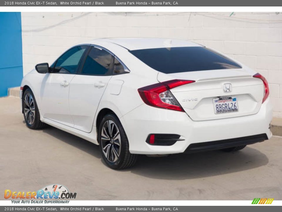 2018 Honda Civic EX-T Sedan White Orchid Pearl / Black Photo #2