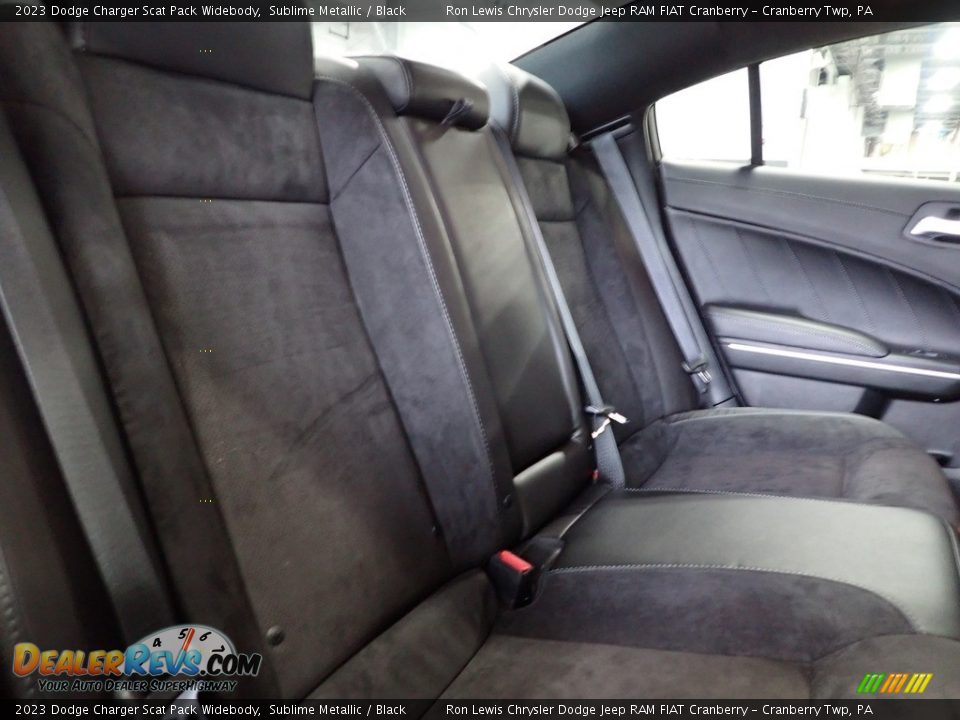 Rear Seat of 2023 Dodge Charger Scat Pack Widebody Photo #11