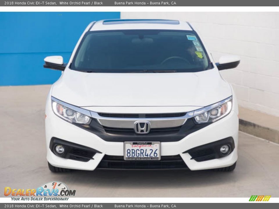 2018 Honda Civic EX-T Sedan White Orchid Pearl / Black Photo #7