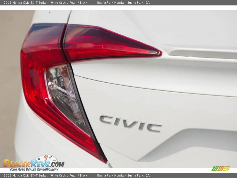 2018 Honda Civic EX-T Sedan White Orchid Pearl / Black Photo #10