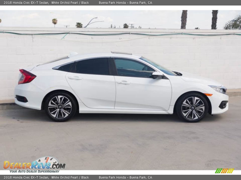 2018 Honda Civic EX-T Sedan White Orchid Pearl / Black Photo #12