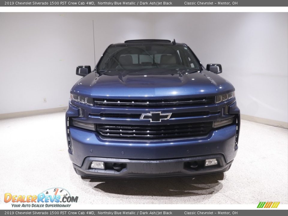 2019 Chevrolet Silverado 1500 RST Crew Cab 4WD Northsky Blue Metallic / Dark Ash/Jet Black Photo #2