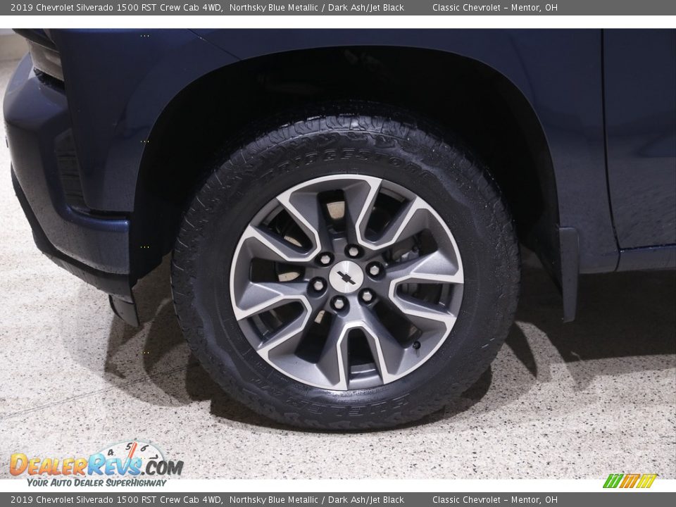 2019 Chevrolet Silverado 1500 RST Crew Cab 4WD Northsky Blue Metallic / Dark Ash/Jet Black Photo #22