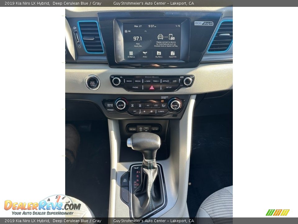 2019 Kia Niro LX Hybrid Deep Cerulean Blue / Gray Photo #9