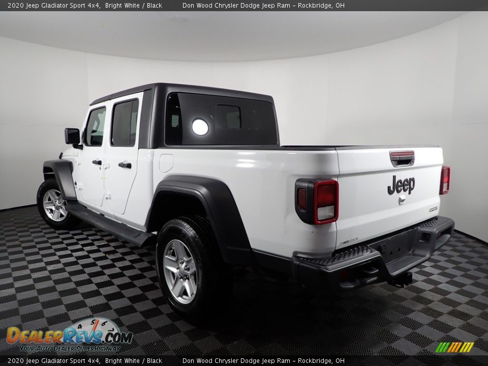 2020 Jeep Gladiator Sport 4x4 Bright White / Black Photo #5