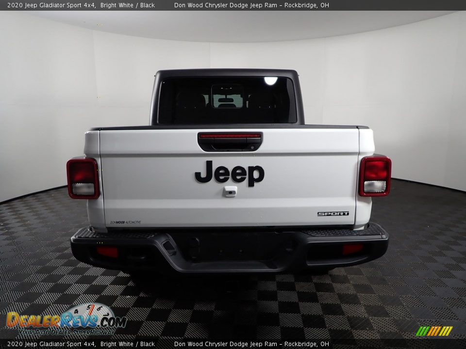 2020 Jeep Gladiator Sport 4x4 Bright White / Black Photo #6