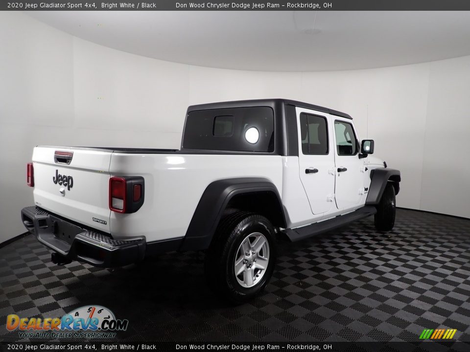 2020 Jeep Gladiator Sport 4x4 Bright White / Black Photo #8