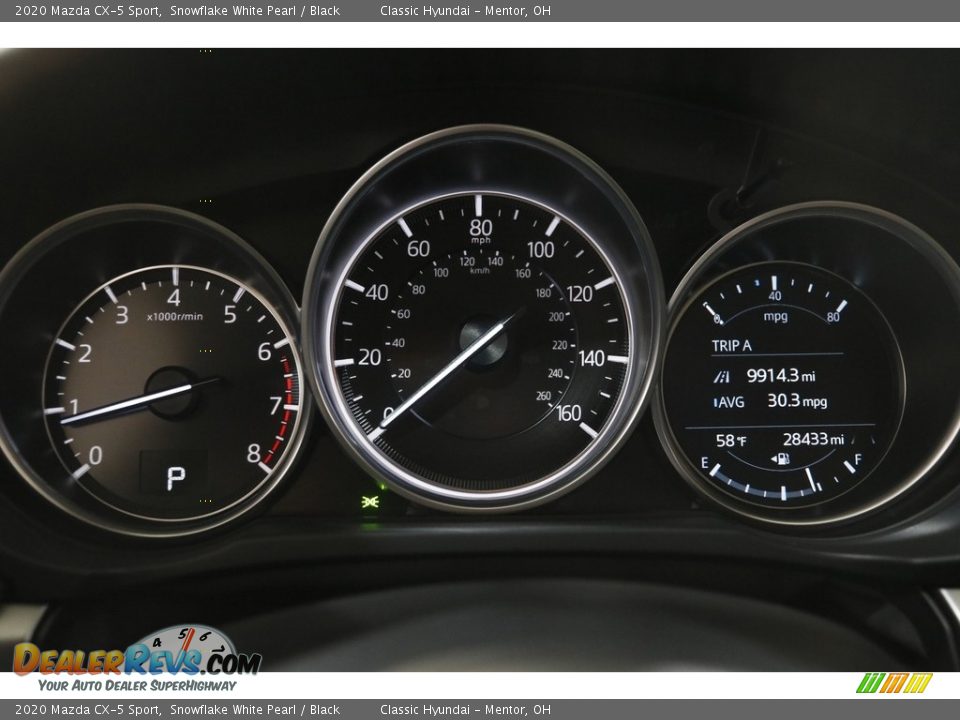 2020 Mazda CX-5 Sport Snowflake White Pearl / Black Photo #8