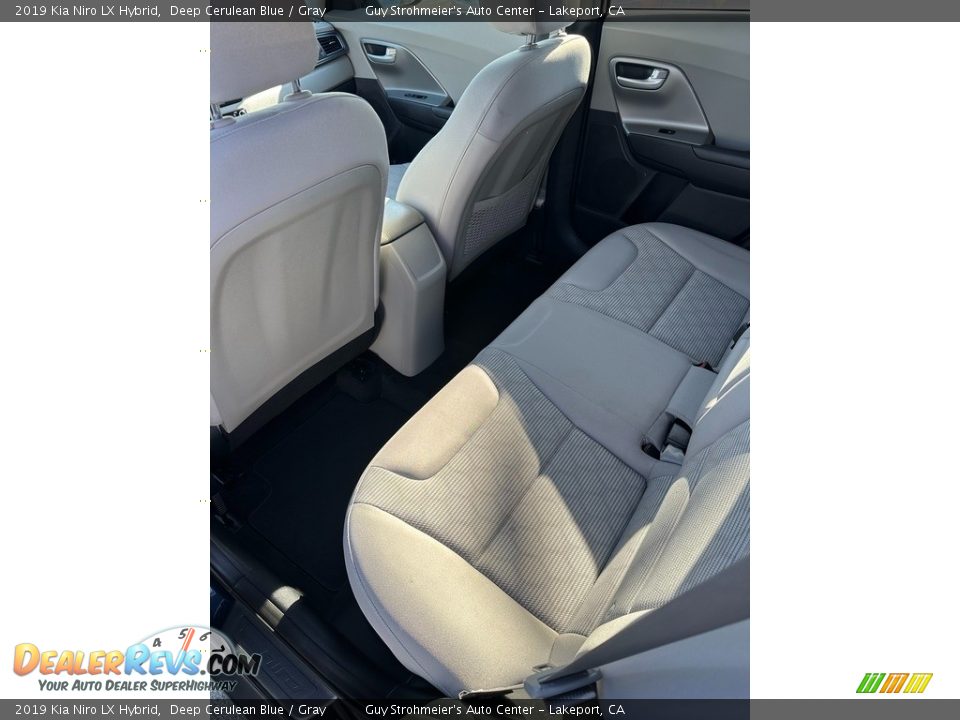 2019 Kia Niro LX Hybrid Deep Cerulean Blue / Gray Photo #15