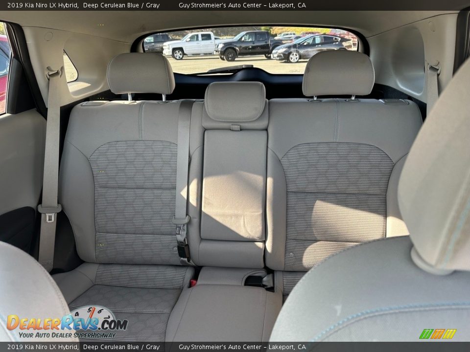 2019 Kia Niro LX Hybrid Deep Cerulean Blue / Gray Photo #16