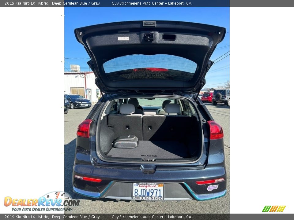 2019 Kia Niro LX Hybrid Deep Cerulean Blue / Gray Photo #17