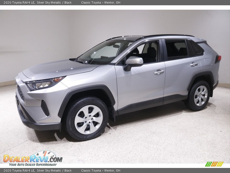 2020 Toyota RAV4 LE Silver Sky Metallic / Black Photo #3