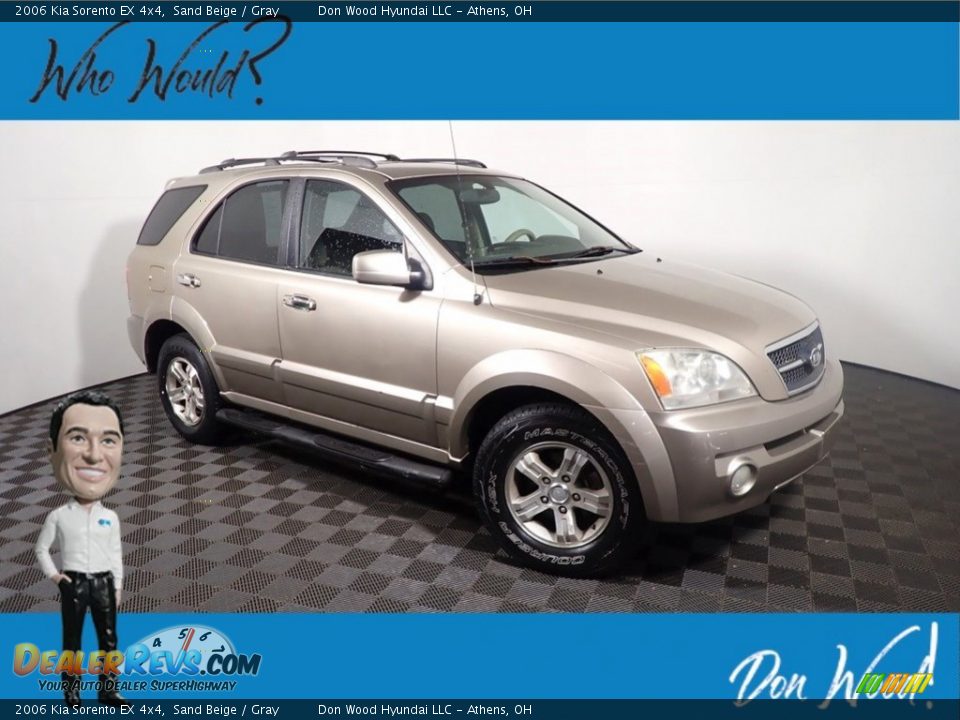 2006 Kia Sorento EX 4x4 Sand Beige / Gray Photo #1