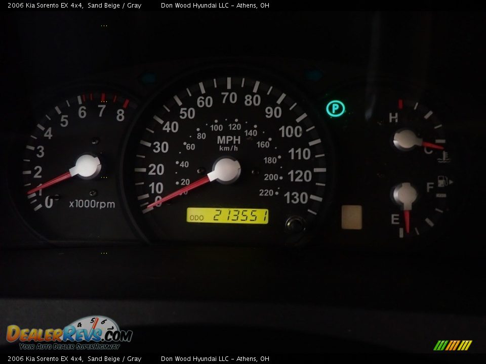 2006 Kia Sorento EX 4x4 Sand Beige / Gray Photo #4