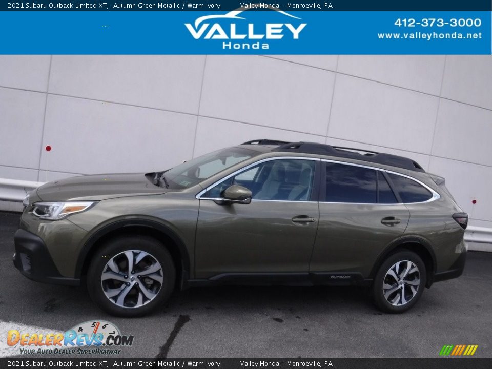 2021 Subaru Outback Limited XT Autumn Green Metallic / Warm Ivory Photo #2