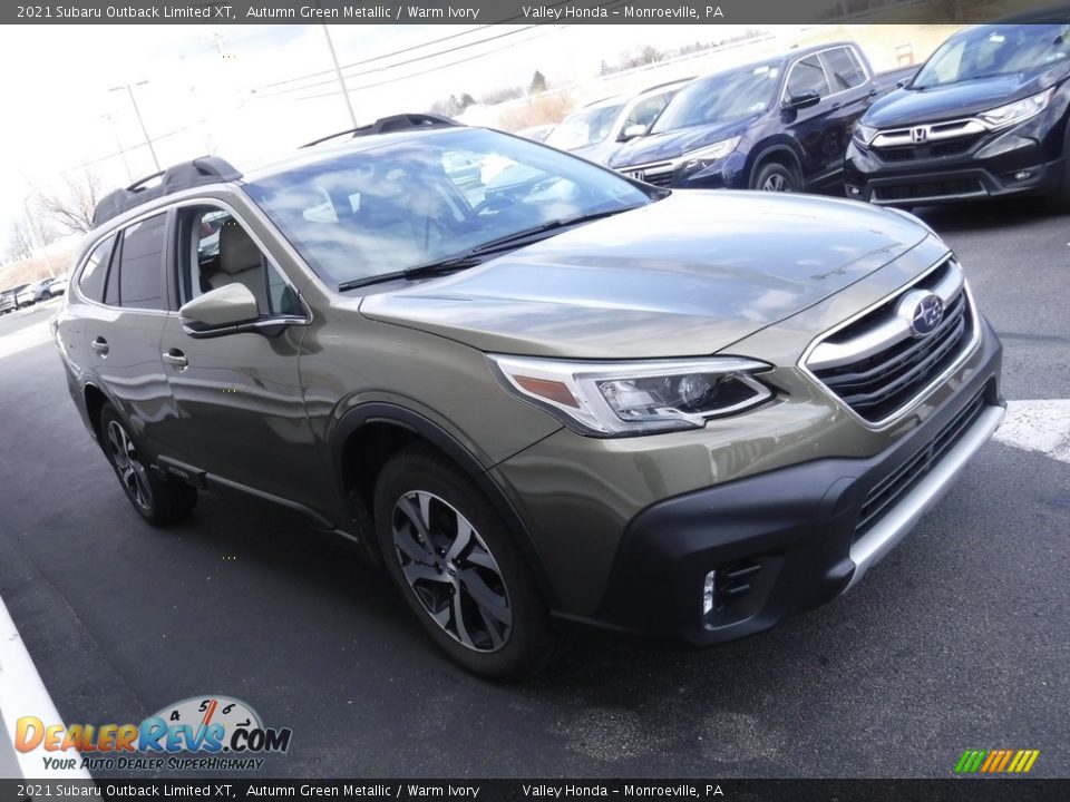 2021 Subaru Outback Limited XT Autumn Green Metallic / Warm Ivory Photo #5