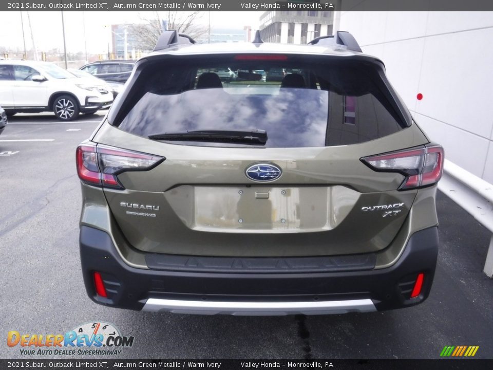 2021 Subaru Outback Limited XT Autumn Green Metallic / Warm Ivory Photo #7