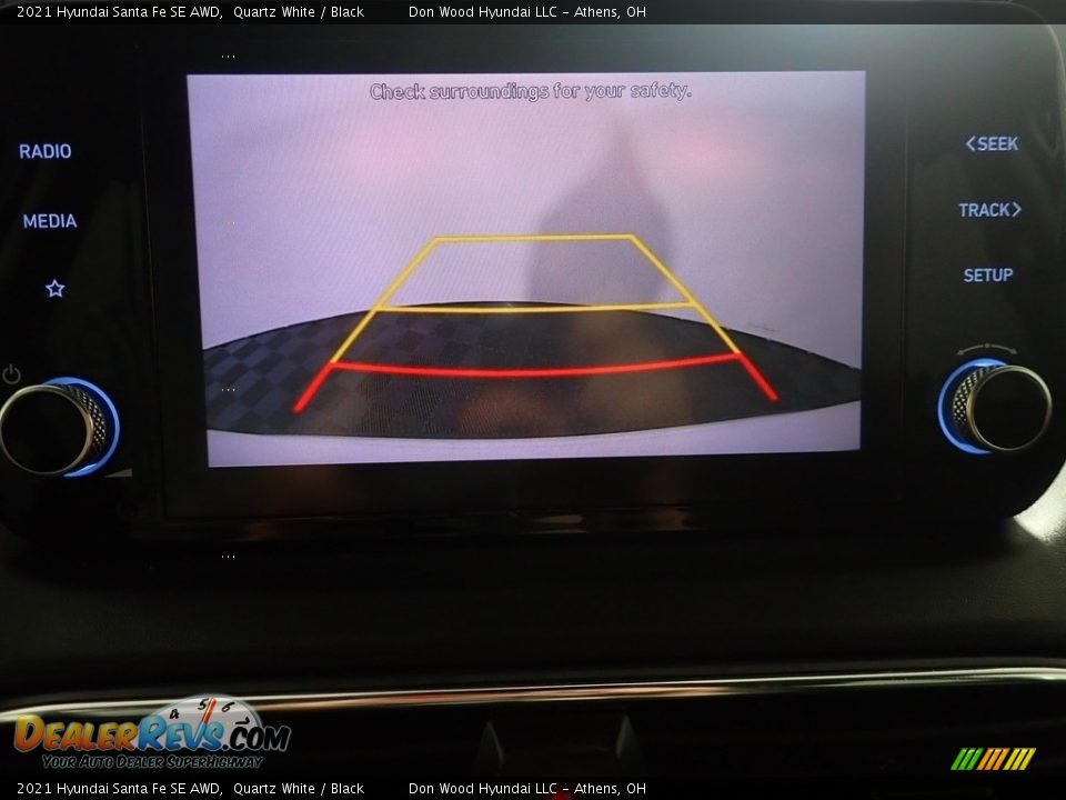 2021 Hyundai Santa Fe SE AWD Quartz White / Black Photo #2