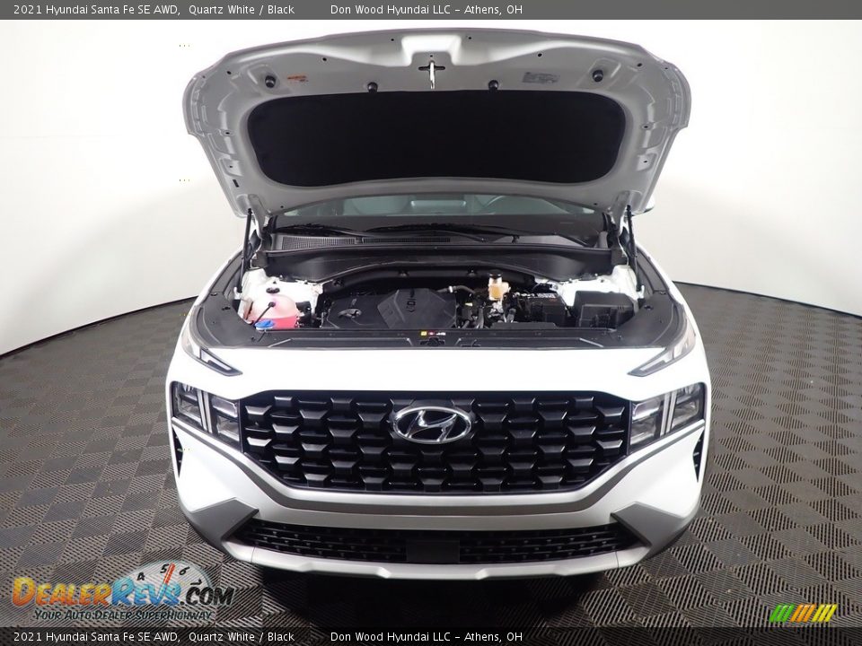 2021 Hyundai Santa Fe SE AWD Quartz White / Black Photo #6