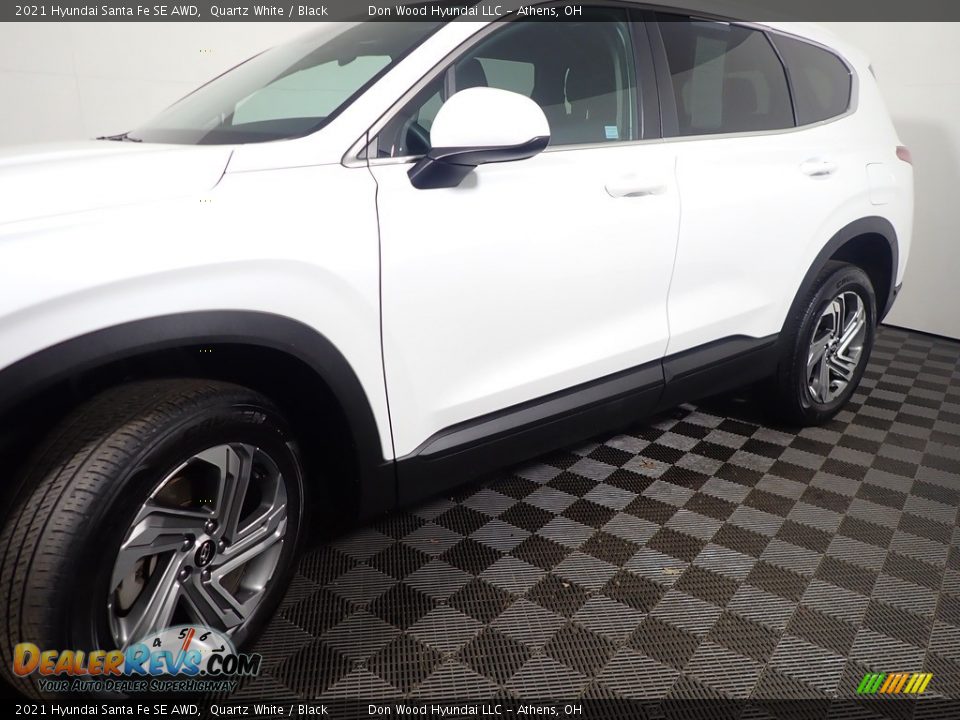 2021 Hyundai Santa Fe SE AWD Quartz White / Black Photo #10