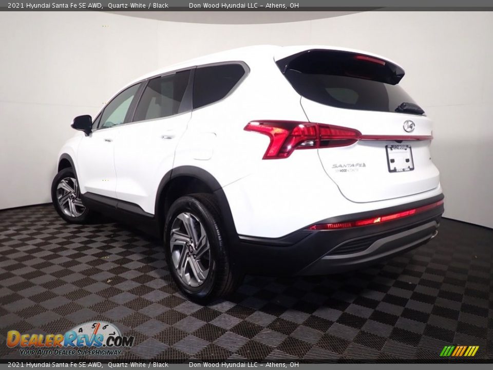 2021 Hyundai Santa Fe SE AWD Quartz White / Black Photo #11