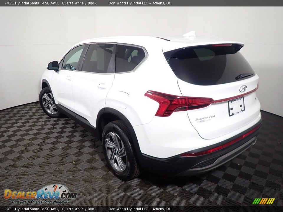 2021 Hyundai Santa Fe SE AWD Quartz White / Black Photo #12