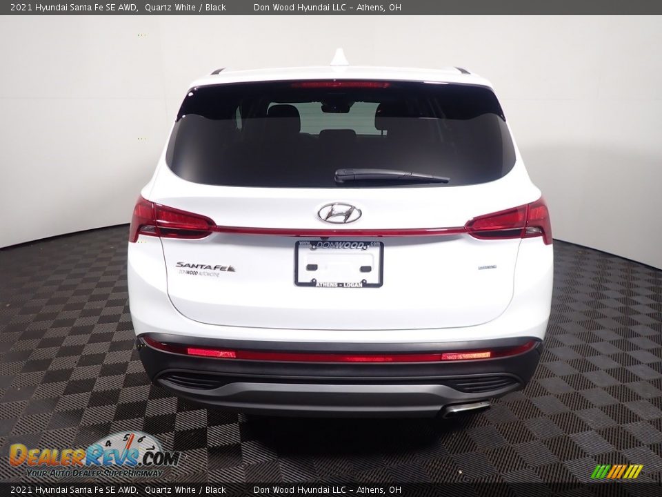 2021 Hyundai Santa Fe SE AWD Quartz White / Black Photo #13