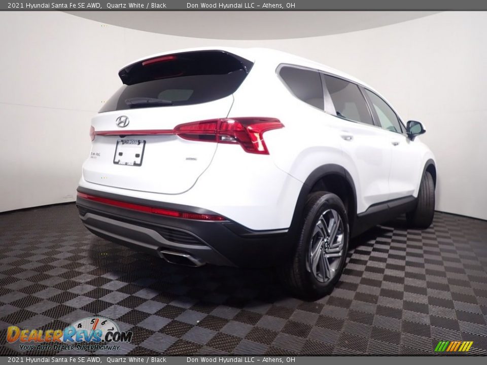 2021 Hyundai Santa Fe SE AWD Quartz White / Black Photo #16