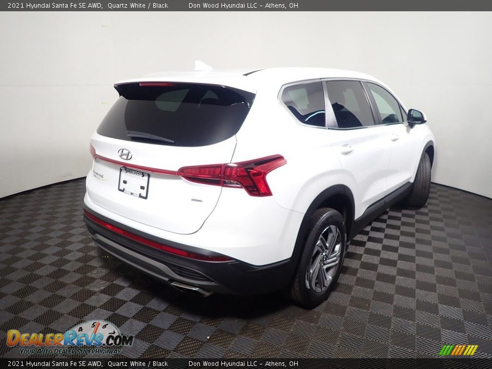 2021 Hyundai Santa Fe SE AWD Quartz White / Black Photo #17