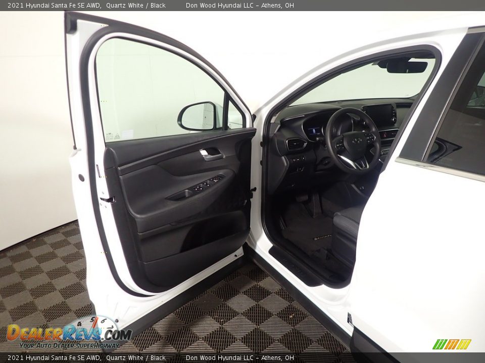 2021 Hyundai Santa Fe SE AWD Quartz White / Black Photo #18