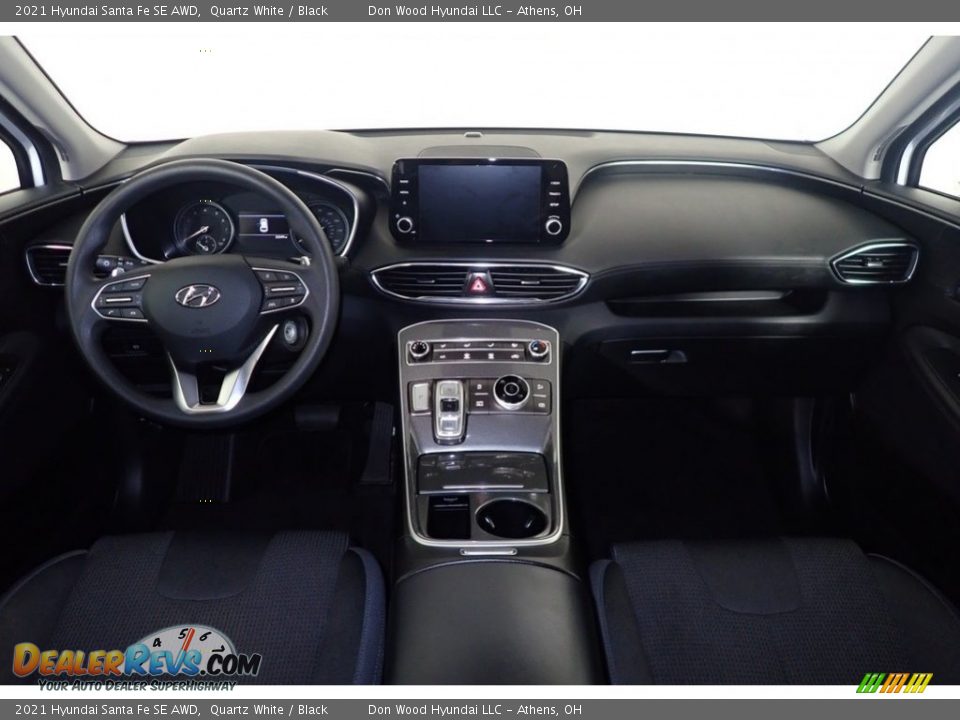 2021 Hyundai Santa Fe SE AWD Quartz White / Black Photo #22