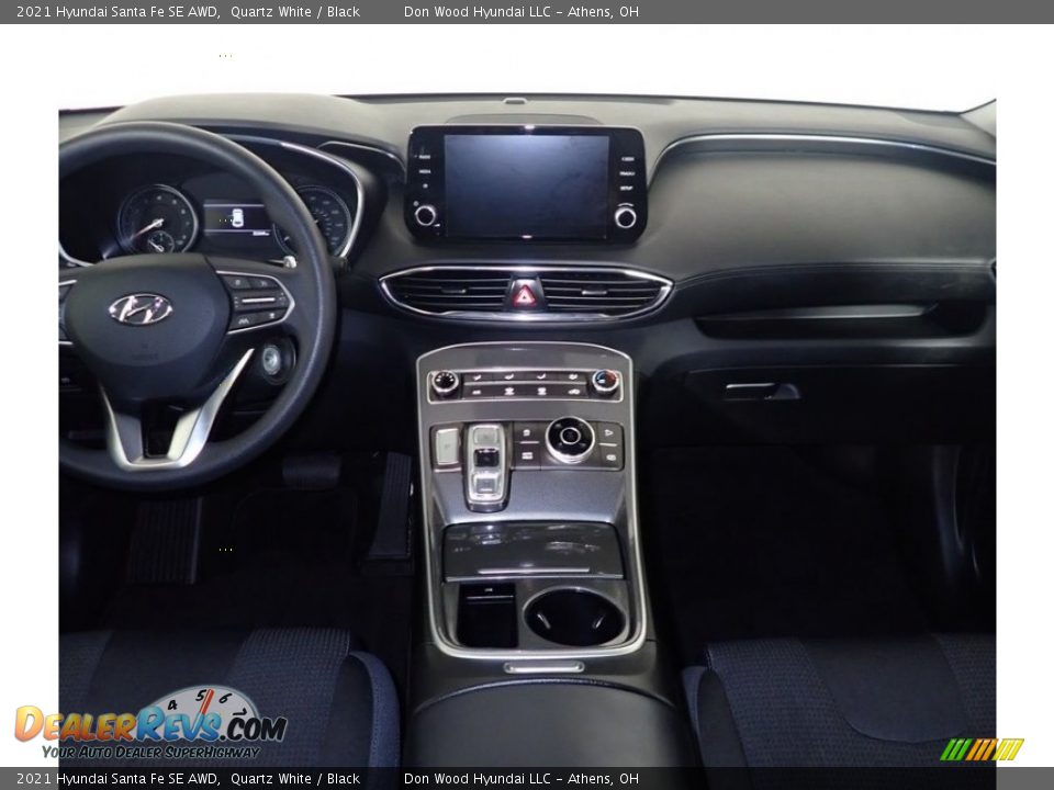 2021 Hyundai Santa Fe SE AWD Quartz White / Black Photo #23