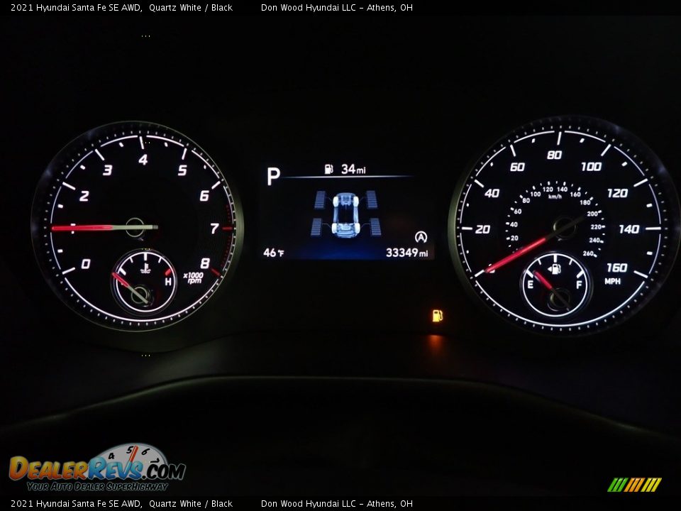 2021 Hyundai Santa Fe SE AWD Quartz White / Black Photo #26