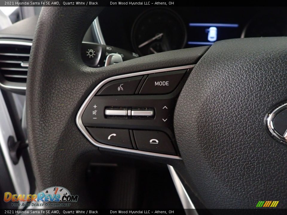 2021 Hyundai Santa Fe SE AWD Quartz White / Black Photo #27