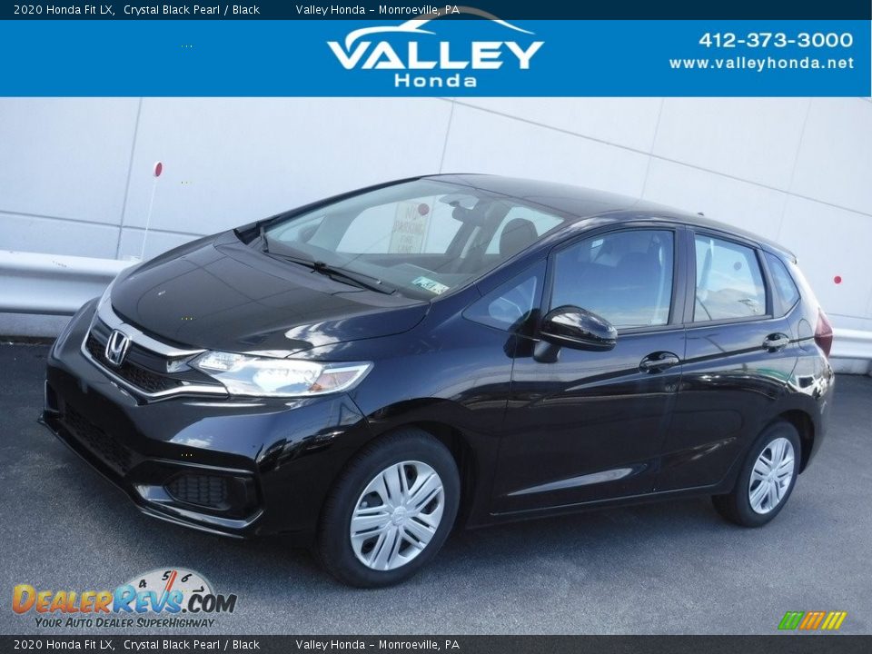 2020 Honda Fit LX Crystal Black Pearl / Black Photo #1