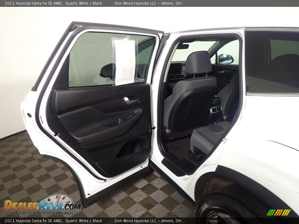 2021 Hyundai Santa Fe SE AWD Quartz White / Black Photo #32