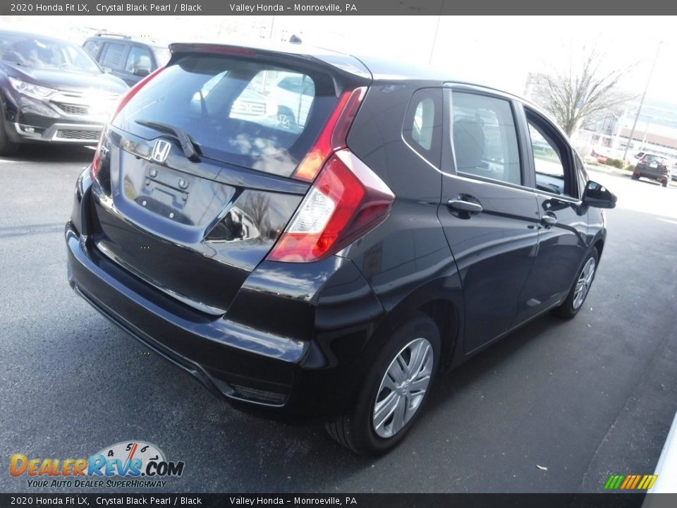 2020 Honda Fit LX Crystal Black Pearl / Black Photo #6