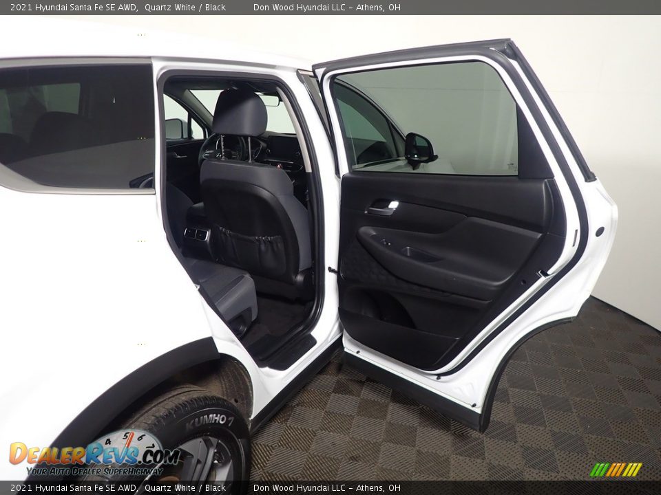 2021 Hyundai Santa Fe SE AWD Quartz White / Black Photo #34