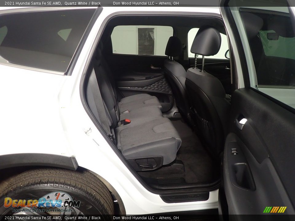 2021 Hyundai Santa Fe SE AWD Quartz White / Black Photo #35