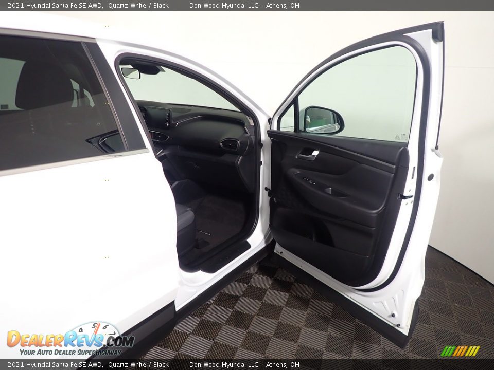 2021 Hyundai Santa Fe SE AWD Quartz White / Black Photo #36