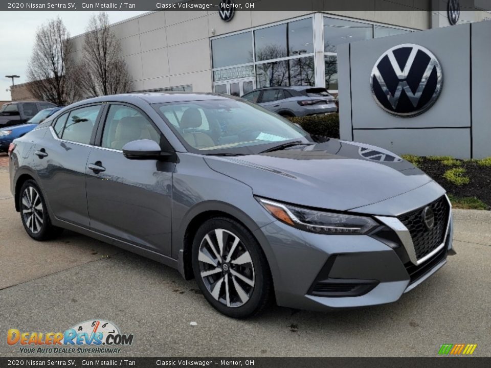 Front 3/4 View of 2020 Nissan Sentra SV Photo #1