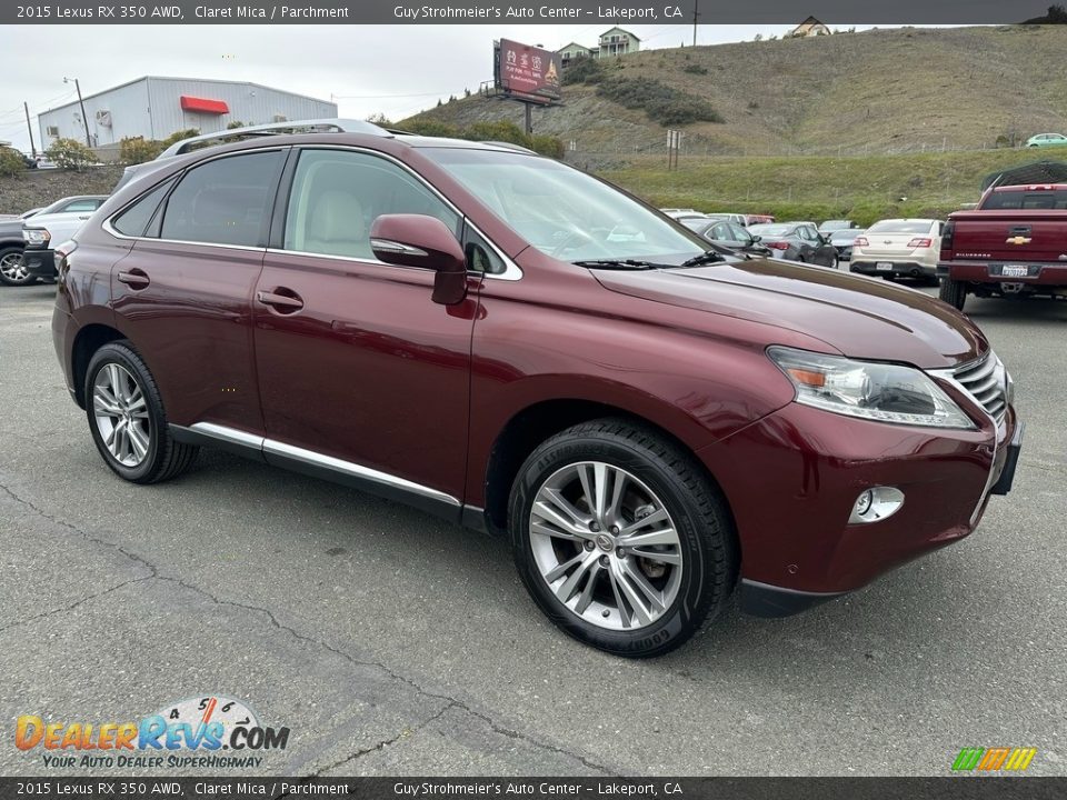 2015 Lexus RX 350 AWD Claret Mica / Parchment Photo #1