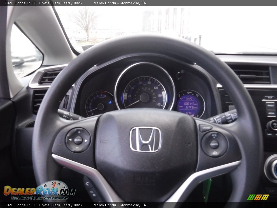 2020 Honda Fit LX Crystal Black Pearl / Black Photo #18