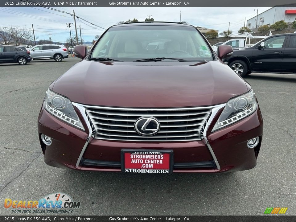 2015 Lexus RX 350 AWD Claret Mica / Parchment Photo #2