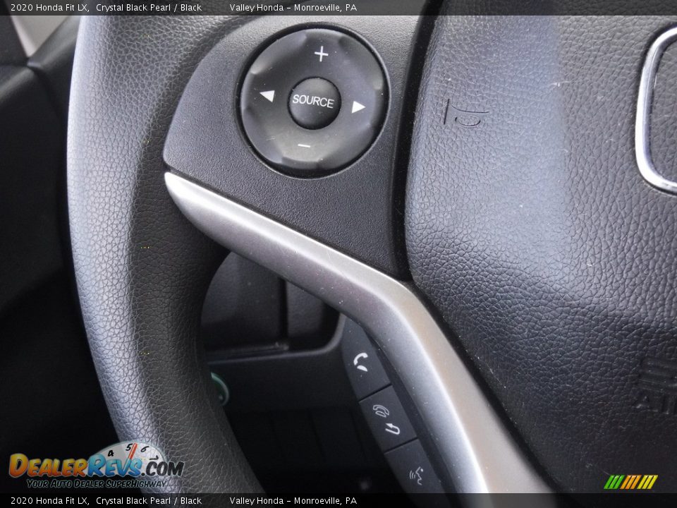 2020 Honda Fit LX Crystal Black Pearl / Black Photo #19